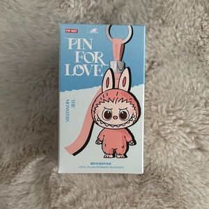 Labubu Pop Mart Pin for Love Vinyl Plush Pendant